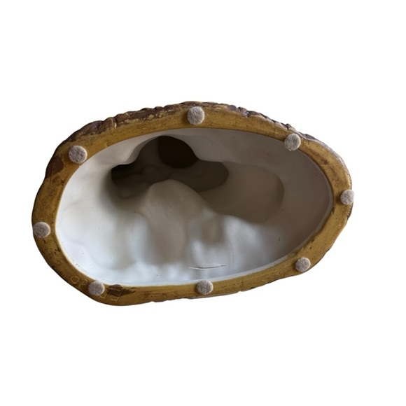 1980 Hand Painted SCARECROW WITH PUMPKINS Ceramic Tabletop Decor= 12" tall - Picture 12 of 16